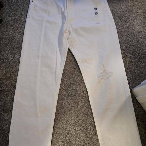 Gap Cheeky Straight White Denim Jeans 
size 33 - Picture 2 of 6